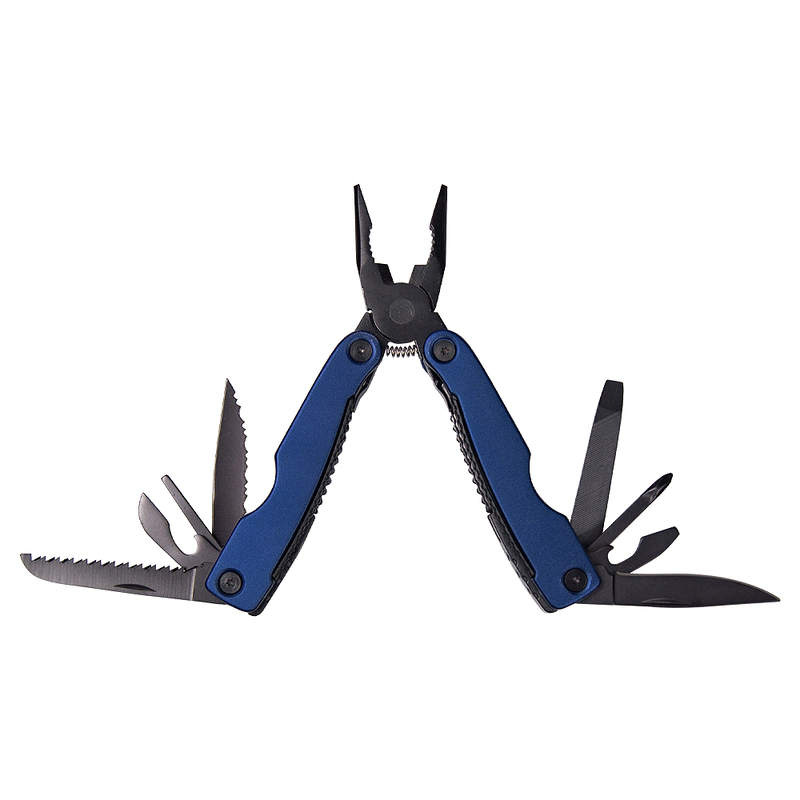 Мультитул Tools Сrafter Version 2 (мультиинструмент) 9 в 1 в чехле и  подарочной коробке, темно-синий с логотипом