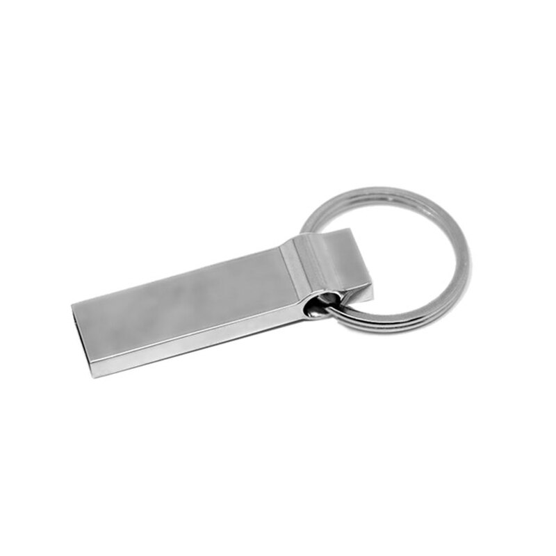 Флеш накопитель USB 2.0 Valencia 16GB, металл, серебристый с логотипом