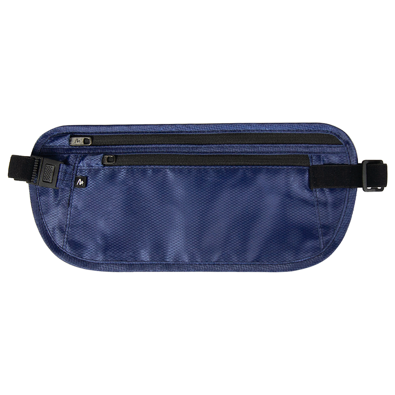 Поясной кошелек Comfort Travel Money Belt, темно-синий с логотипом