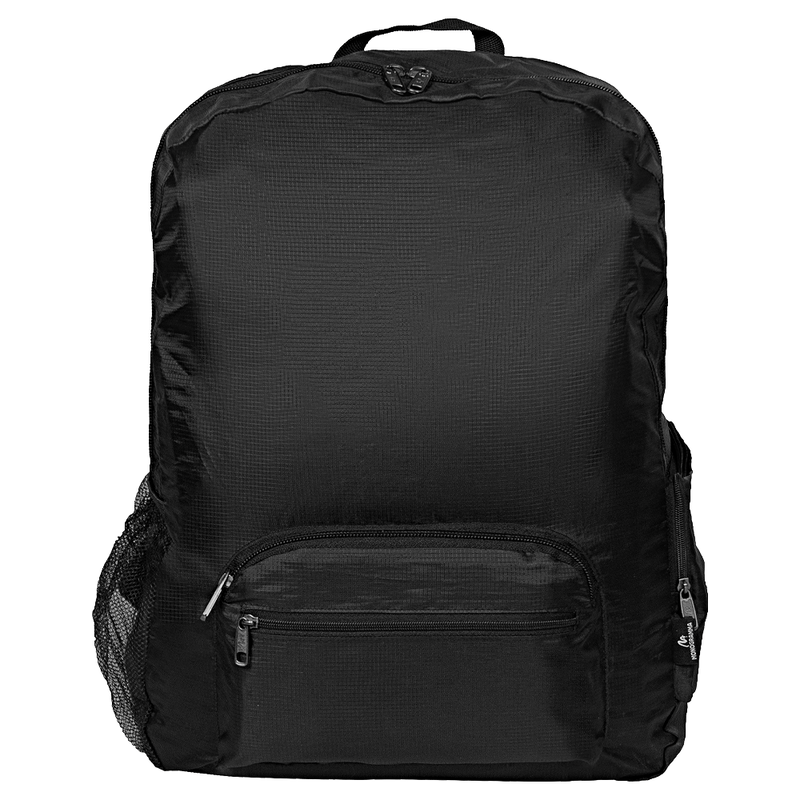 Рюкзак складной Comfort Travel Portable, черный, размер 40*32*14 см с логотипом