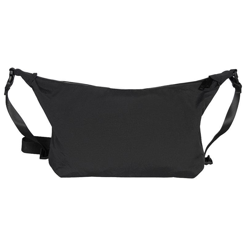 Сумка нейлоновая  Messenger Bag Comfort Travel, черная с логотипом