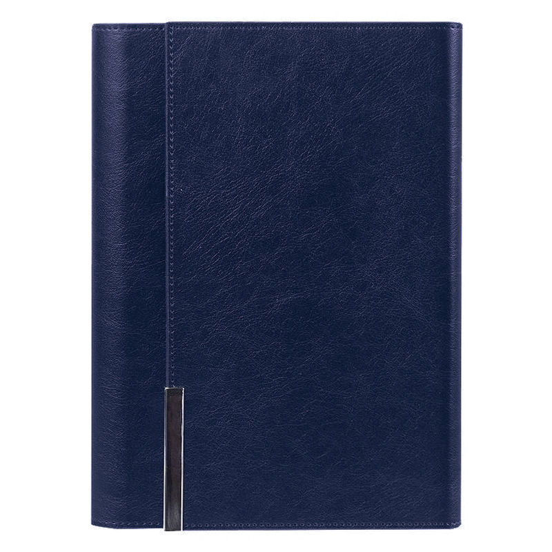 Ежедневник в суперобложке Country Liberty Mocca A5+, темно-синий, недатированный, в твердой обложке с логотипом