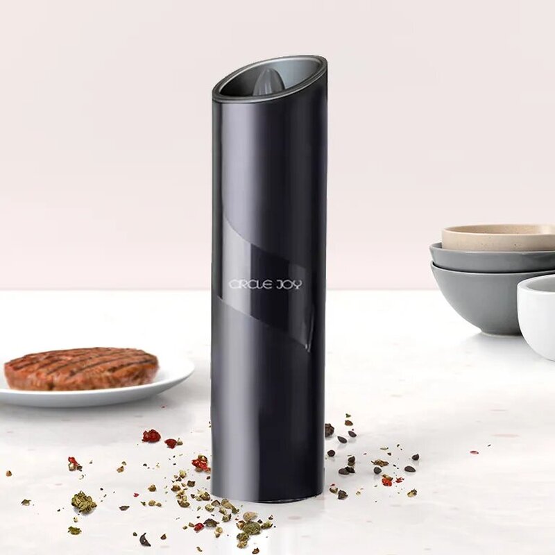 Мельница для специй электрическая Circle Joy Electric Grinder, черный с логотипом