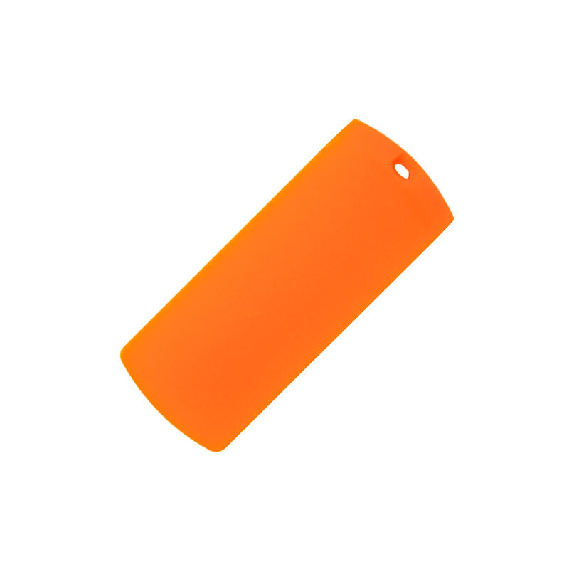 Скоба для флеш накопителя Goodram Colour, пластик, оранжевый с логотипом