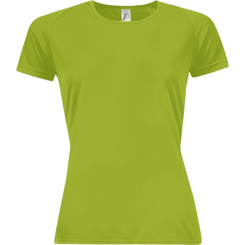 Футболка женская Sporty Women 140 зеленое яблоко, размер XL с логотипом
