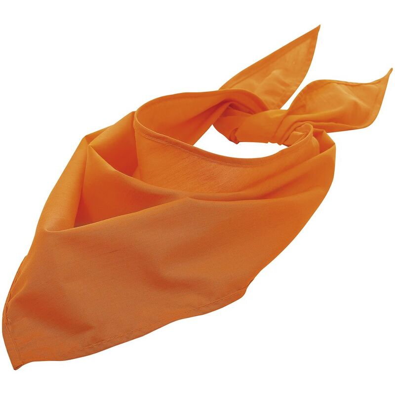 Шейный платок Bandana, оранжевый с логотипом