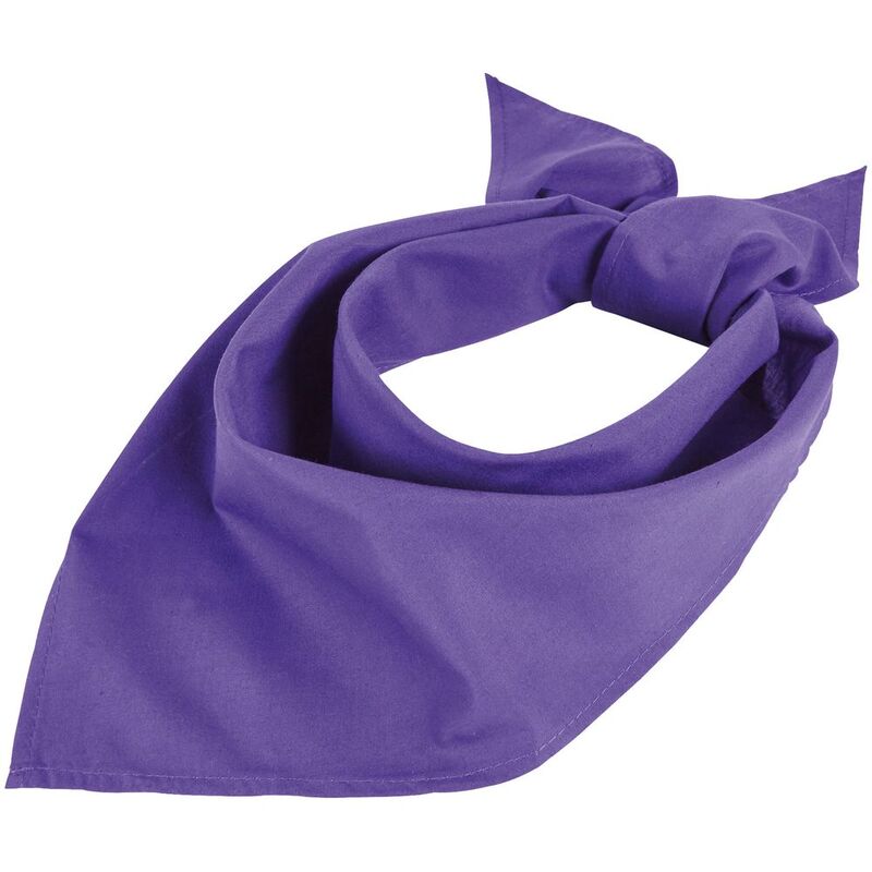 Шейный платок Bandana, темно-фиолетовый с логотипом