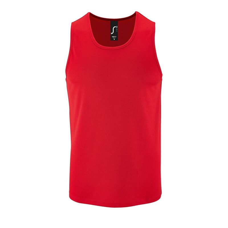 Майка мужская Sporty TT Men красная, размер 3XL с логотипом