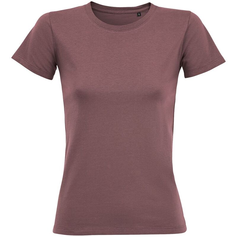 Футболка женская Regent Fit Women, пыльно-розовая, размер L с логотипом