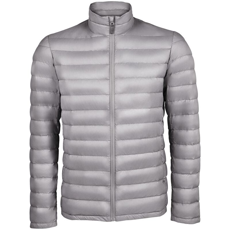 Куртка мужская Wilson Men серая, размер XXL с логотипом