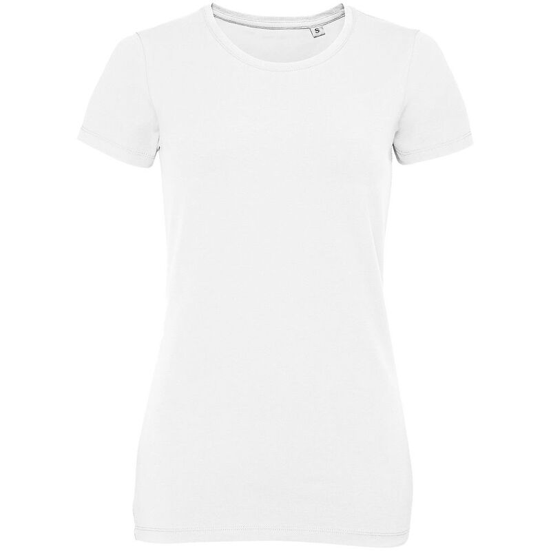 Футболка женская Millenium Stretch Women, белая, размер L с логотипом