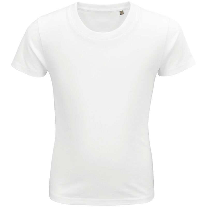 Футболка детская Pioneer Kids, белая, на рост 96-104 см (4 года) с логотипом