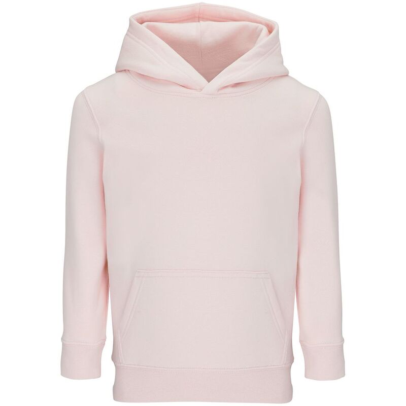 Худи детское Condor Kids, розовое, на рост 96-104 с логотипом