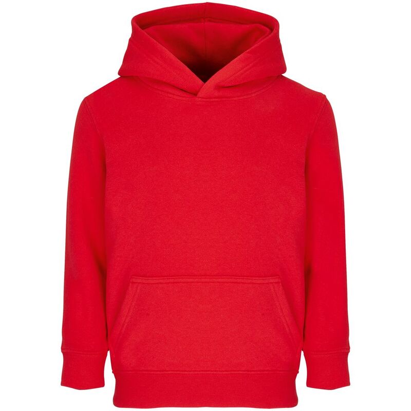 Худи детское Condor Kids, красное, на рост 96-104 с логотипом
