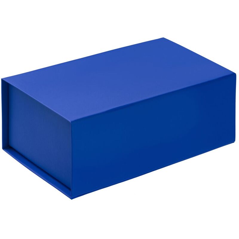 Коробка LumiBox, синяя с логотипом