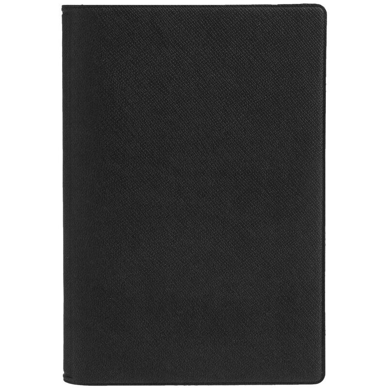 Обложка для паспорта Devon, черная с логотипом