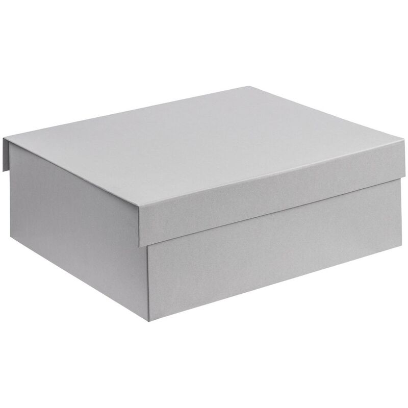 Коробка My Warm Box, серая с логотипом