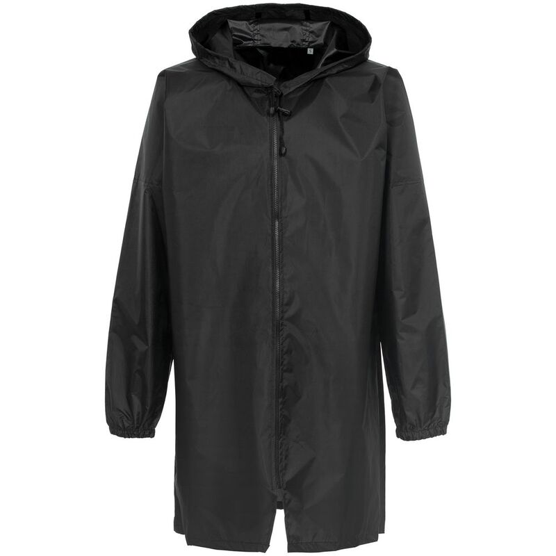 Дождевик Rainman Zip, черный, размер M с логотипом