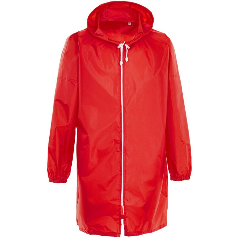 Дождевик Rainman Zip, красный, размер M с логотипом
