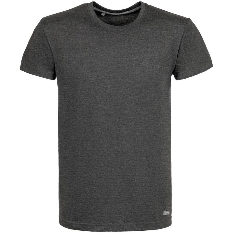 Футболка Firm Wear черный меланж, размер S с логотипом