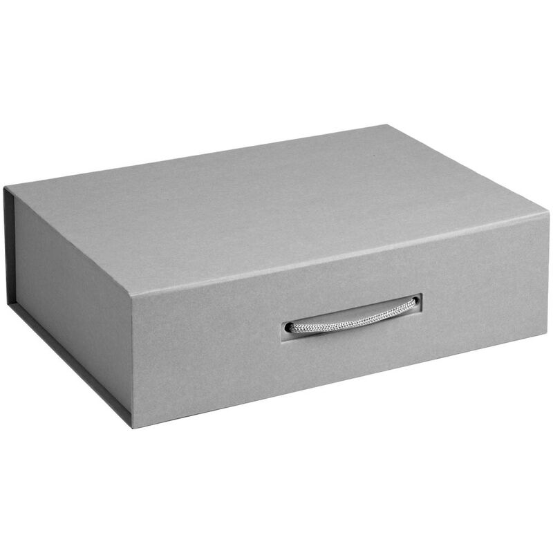 Коробка Case, серая матовая с логотипом