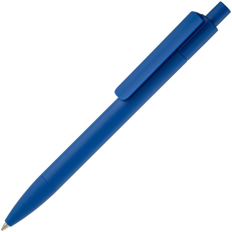 Ручка шариковая Prodir DS4 PMM-P, синяя с логотипом