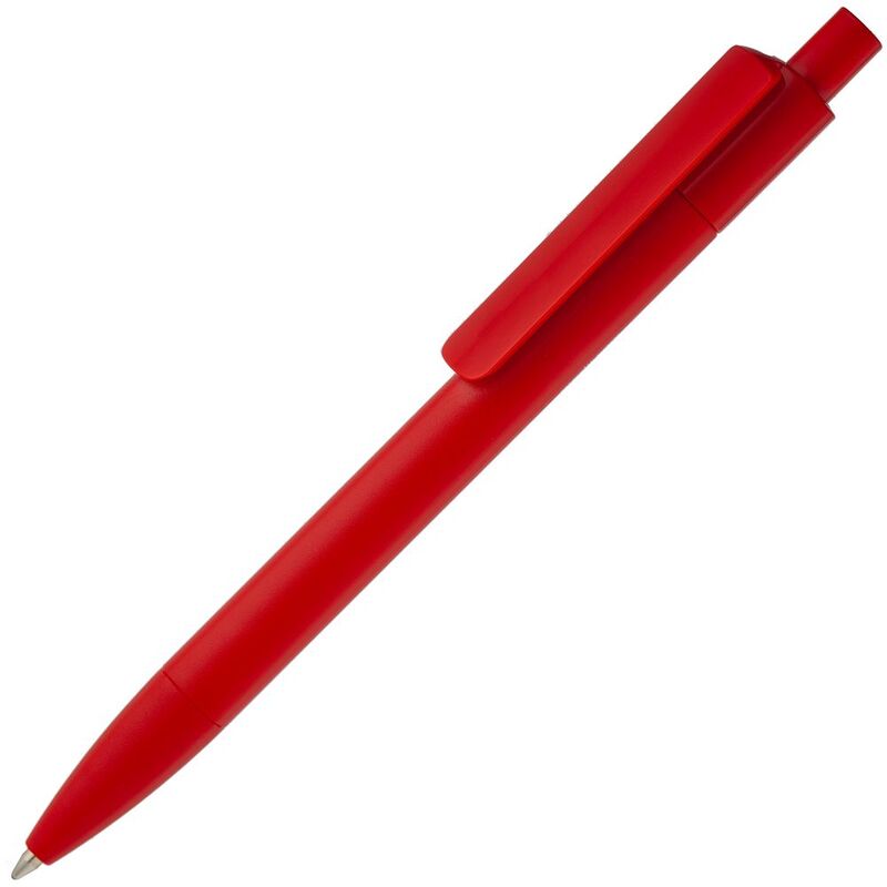 Ручка шариковая Prodir DS4 PMM-P, красная с логотипом