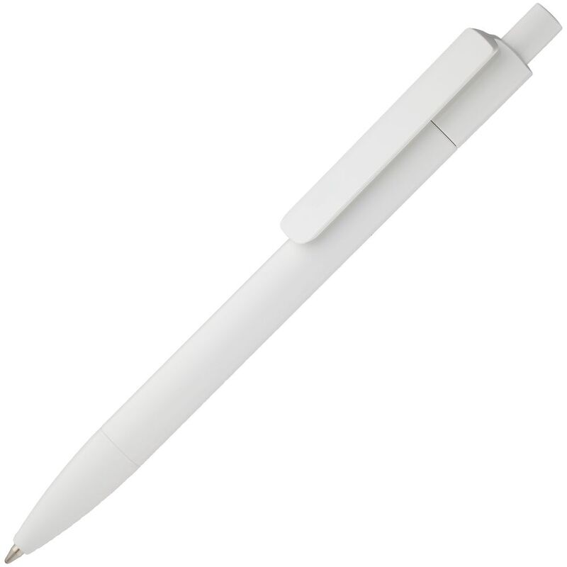Ручка шариковая Prodir DS4 PMM-P, белая с логотипом