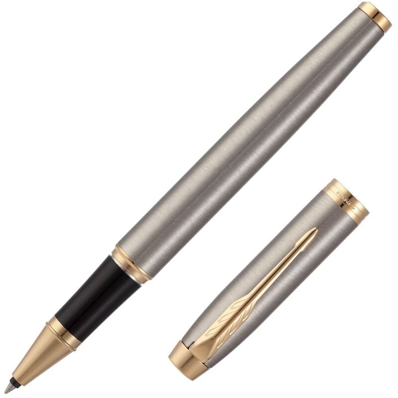 Роллер Parker IM Core T321 Brushed Metal GT F с логотипом