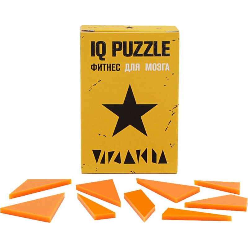 Головоломка IQ Puzzle, звезда с логотипом