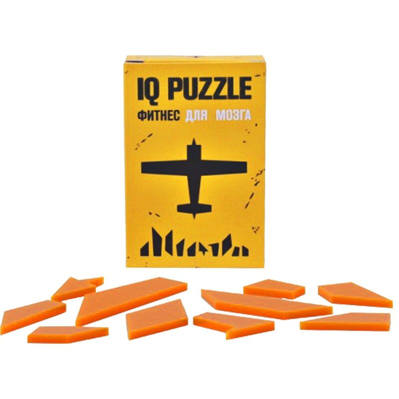 Головоломка IQ Puzzle, самолет с логотипом