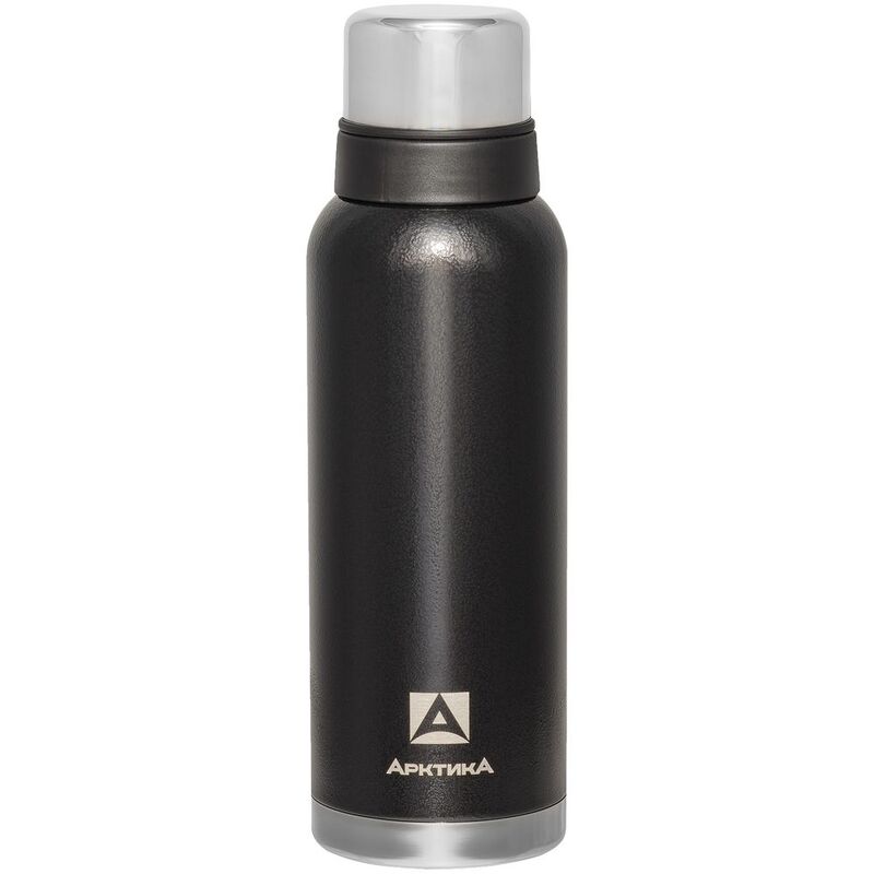 Термос «Арктика Hammerite 1200», черный с логотипом