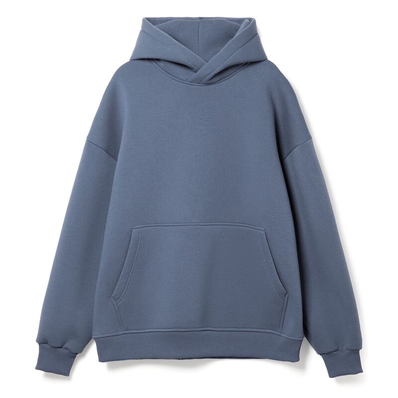 Худи Kulonga Oversize, темно-серое, размер XS/S с логотипом