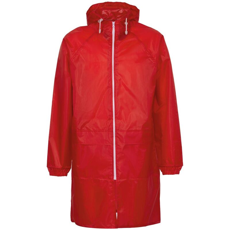 Дождевик Rainman Zip Pro красный, размер S с логотипом