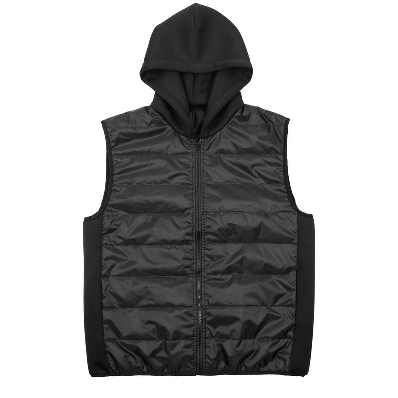 Жилет Orkney с капюшоном, черный, размер XL/XXL с логотипом