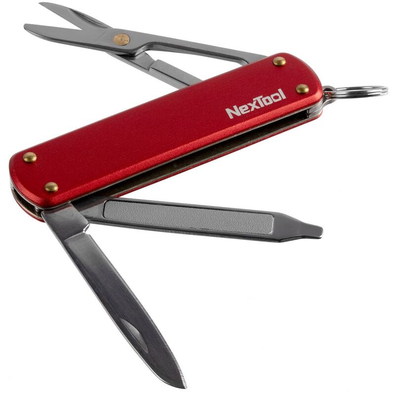Нож-брелок NexTool Mini, красный с логотипом