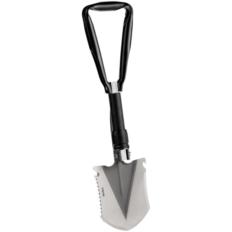 Складная лопата Nextool NE20033, черная с логотипом