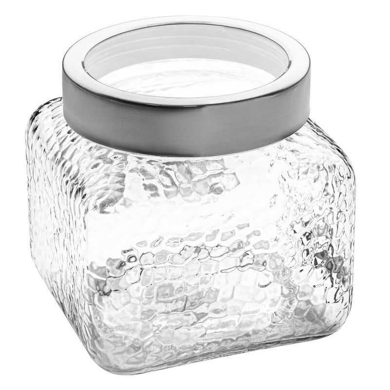 Банка с крышкой Nordic Cube, малая с логотипом