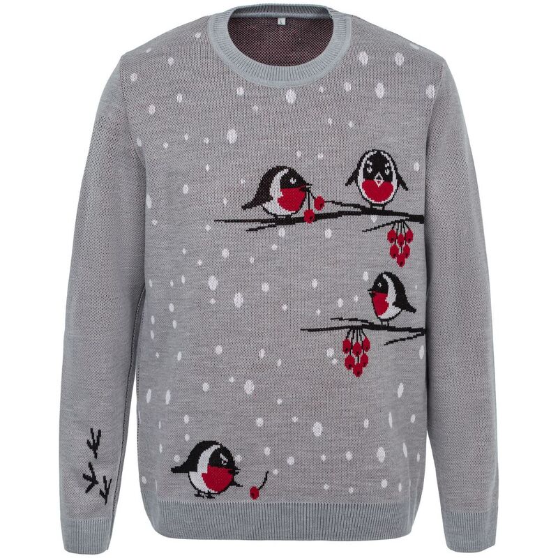 Джемпер Birds and Berries, размер M с логотипом