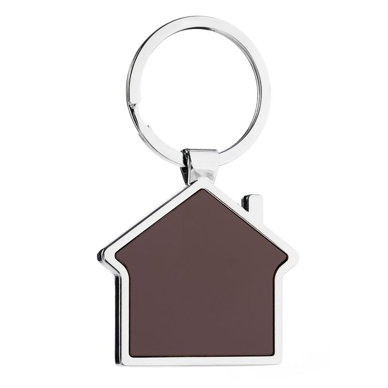 Брелок Brown Lodge, ver.3, коричневый с логотипом