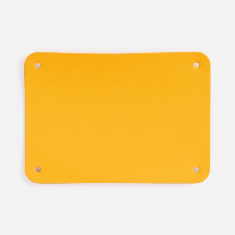 Лейбл Eta Soft Touch, XL, желтый с логотипом