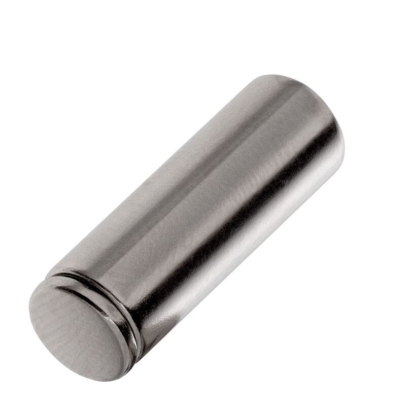 Наконечник для шнурка Nozzle, серебристый (хром) с логотипом