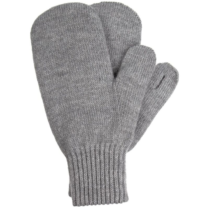Варежки Capris, серый меланж с логотипом