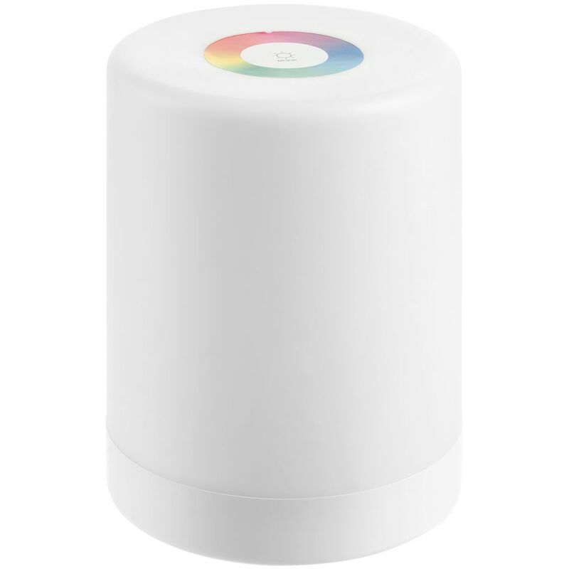 Лампа с сенсорным управлением TouchLight ver.2, белая с логотипом