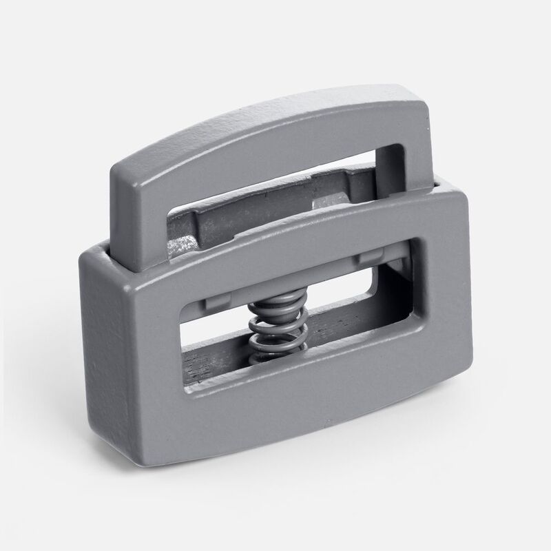 Фиксатор для шнура Latch, серый с логотипом