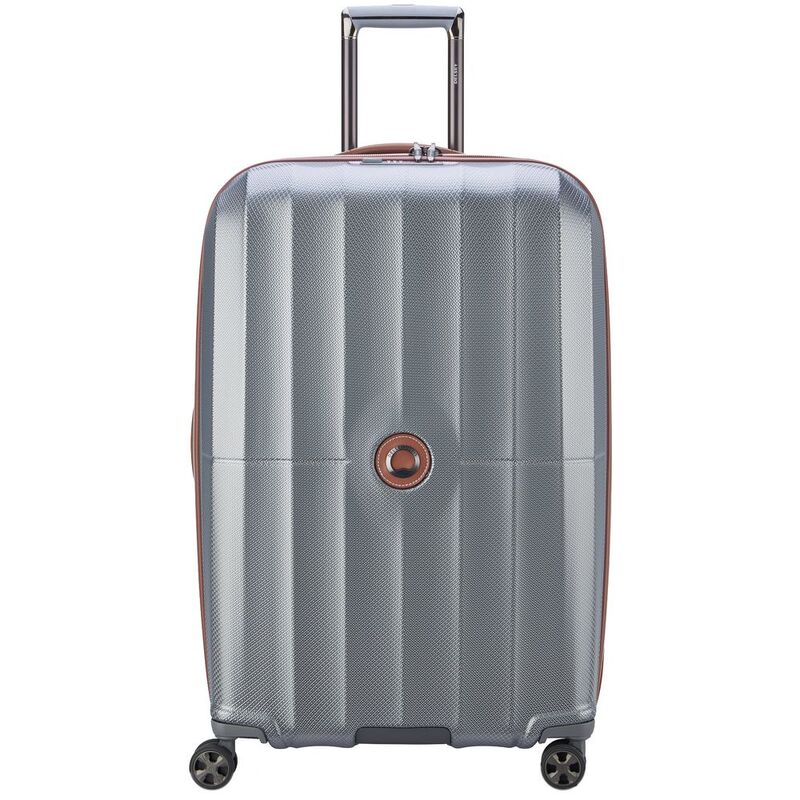 Чемодан St Tropez L, серый с логотипом