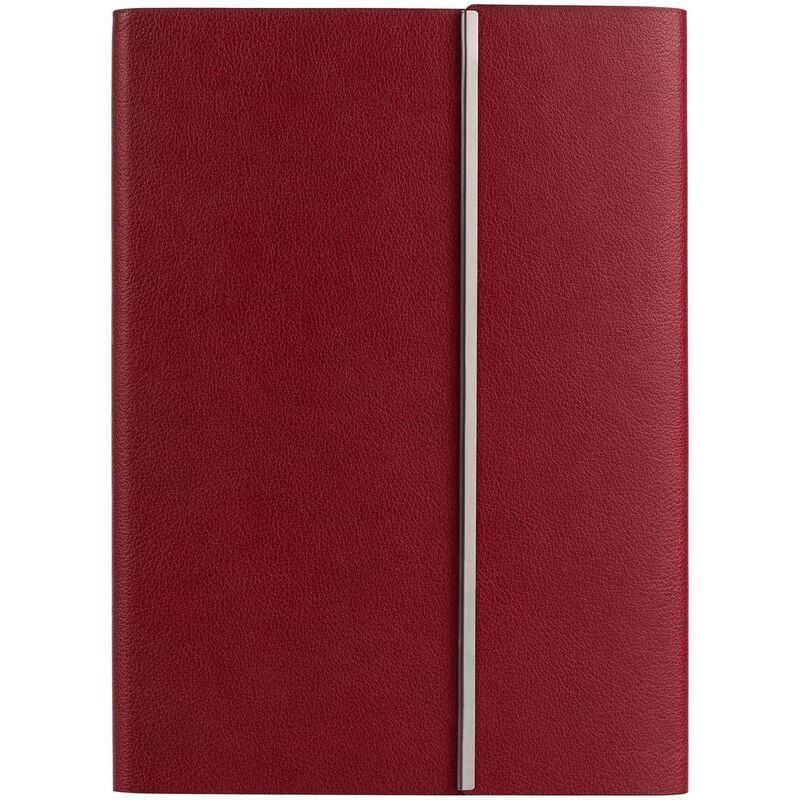 Ежедневник Petrus Flap, недатированный, красный с логотипом