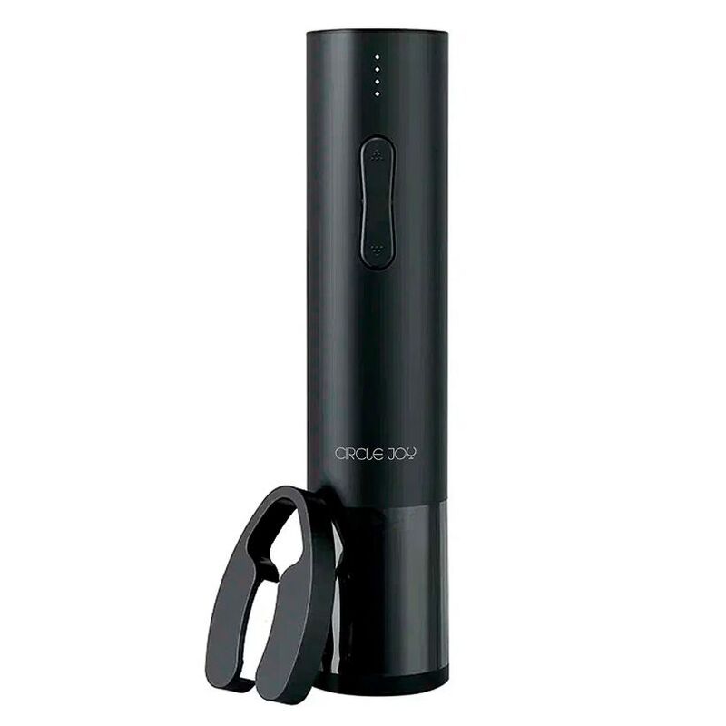 Электрический штопор Hailing Electric Wine Opener, черный с логотипом