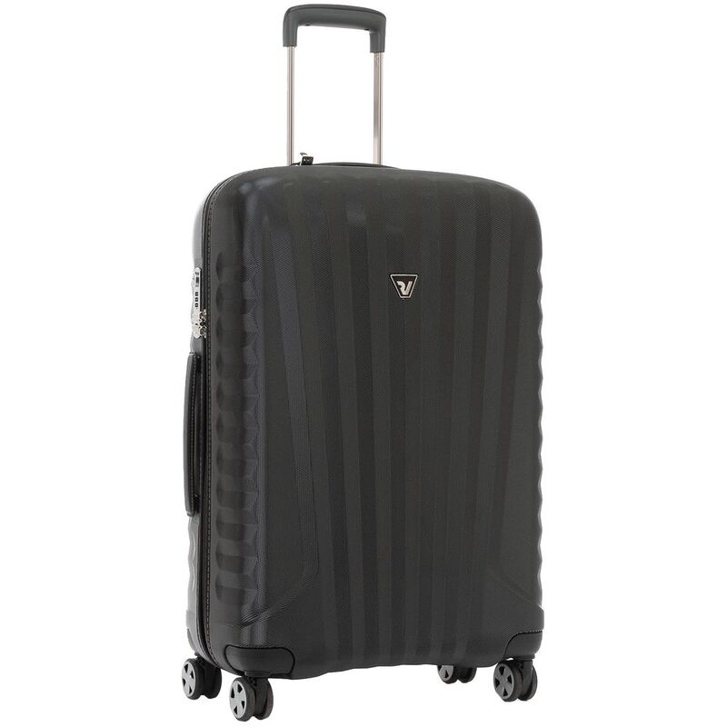 Чемодан E-Lite M, черный с логотипом