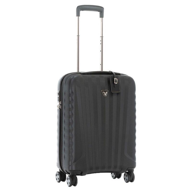 Чемодан E-Lite S, черный с логотипом